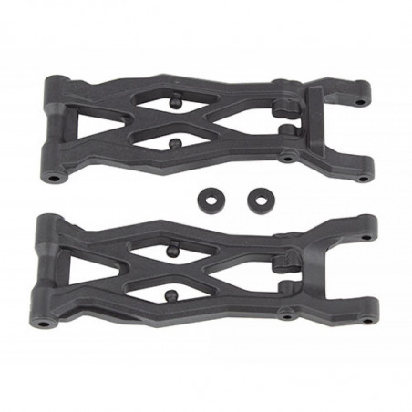 AE71141 - RC10T6.2 FT Rear Suspension Arms gull wing carbon