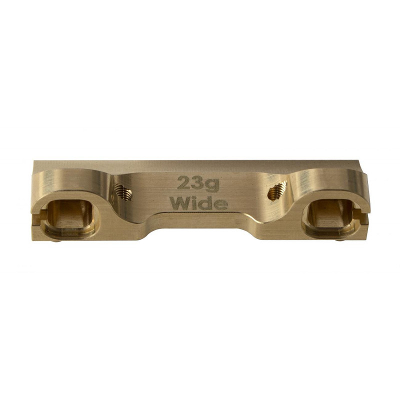 AE91906 - RC10B6.3 FT Arm Mount C wide brass