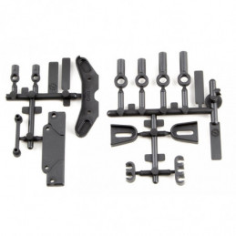 AE91885 - RC10B6.3 Servo Mount Brace Tower Covers