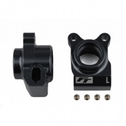 AE91878 - RC10B6.2 FT Rear Hubs black aluminum