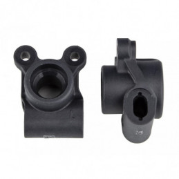 AE91876 - RC10B6.2 FT Rear Hubs carbon