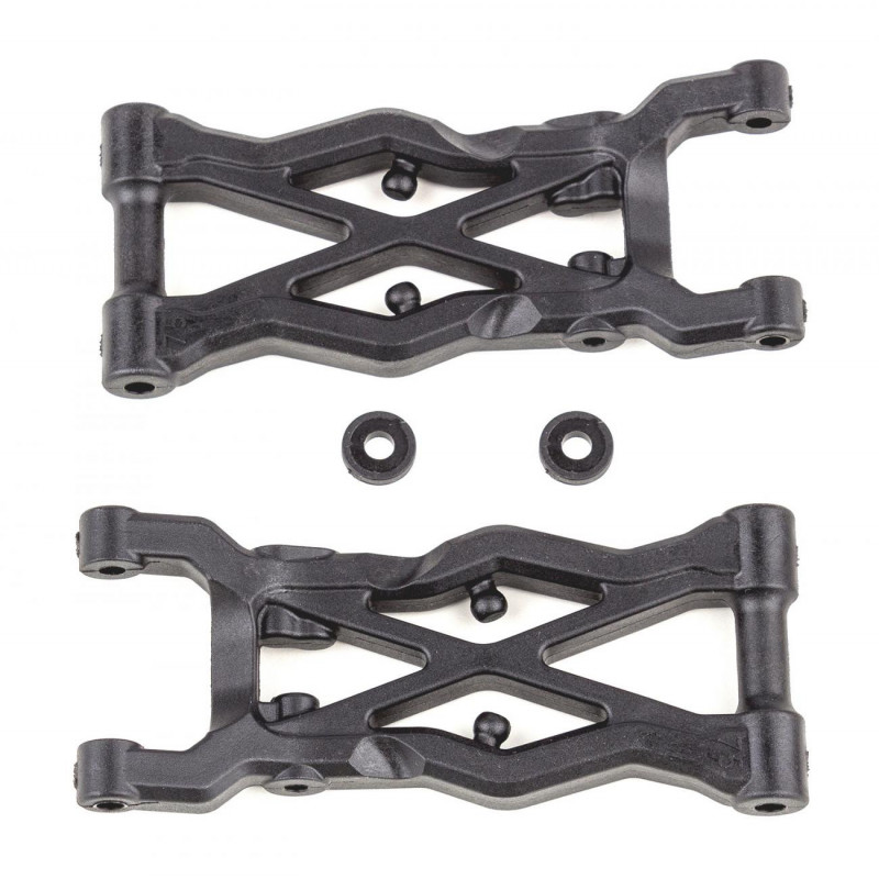 AE91874 - RC10B6.2 FT Rear Suspension Arms 75mm c