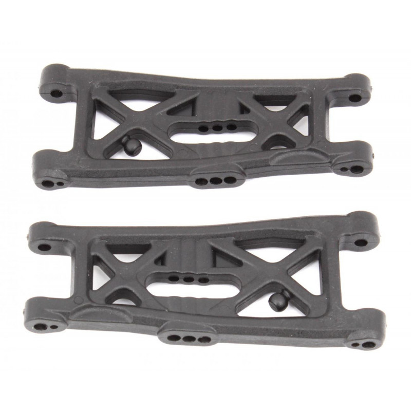 AE91872 - RC10B6 FT Front Suspension Arms gull wi