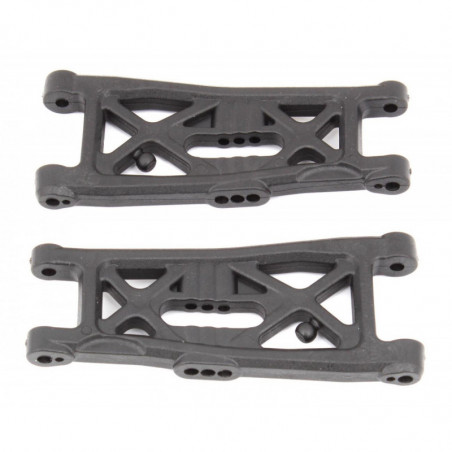 AE91872 - RC10B6 FT Front Suspension Arms gull wi
