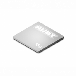 293086 - HUDY PURE TUNGSTEN WEIGHT THIN - 24.5x24.5MM - 15g