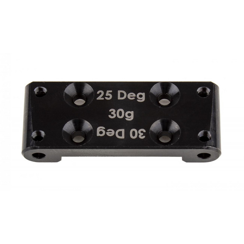 AE91898 - RC10B6 FT Bulkhead 25 deg 30 deg stee