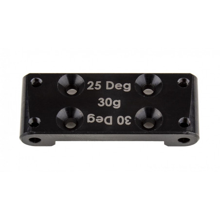 AE91898 - RC10B6 FT Bulkhead 25 deg 30 deg stee