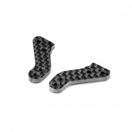 302202 - ALU STEERING BLOCKS WITH GRAPHITE EXTENSION PLATES - SET