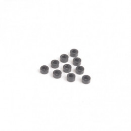 U7712 - M3 Black Alloy Washers 3.00mm (pk10)