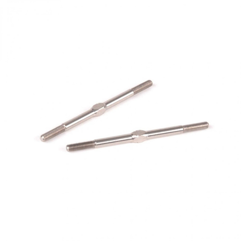 U7673 - Titanium Turnbuckle - 56mm - Silver - (pr)