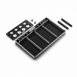 109800 - HUDY Alu Tray for On-Road Diff & Shocks