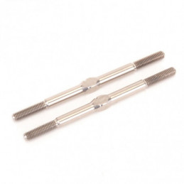 U7318 - Titanium Turnbuckle - 53mm - Silver - pr