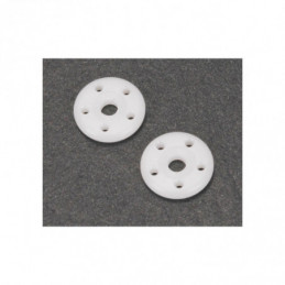 U3771 - Big Bore Piston 5 Hole White 1.5 Rounded (pr)