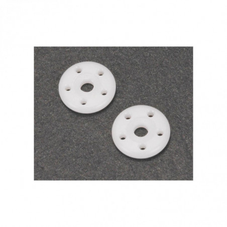 U3771 - Big Bore Piston 5 Hole White 1.5 Rounded (pr)