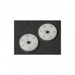 U3672 - Big Bore Piston 6 Hole White 1.5 (pr)