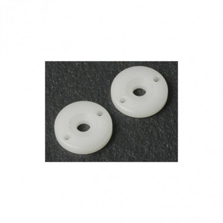 U3670 - Big Bore Piston 2 Hole White 1.5 (pr)