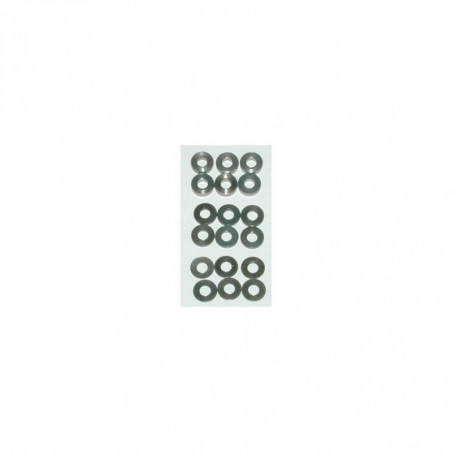 U3131 - SPEED PACK Alloy Spacers - M3x7mm 0.512mm (pk18)