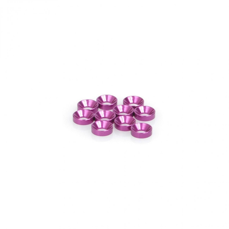 U2988 - SPEED PACK - M3 Csk Washers - Purple Alloy (pk10)