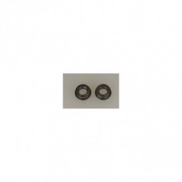U2495 - Ball Bearing - 5x9x3 Red Sealed Flanged - (pr)