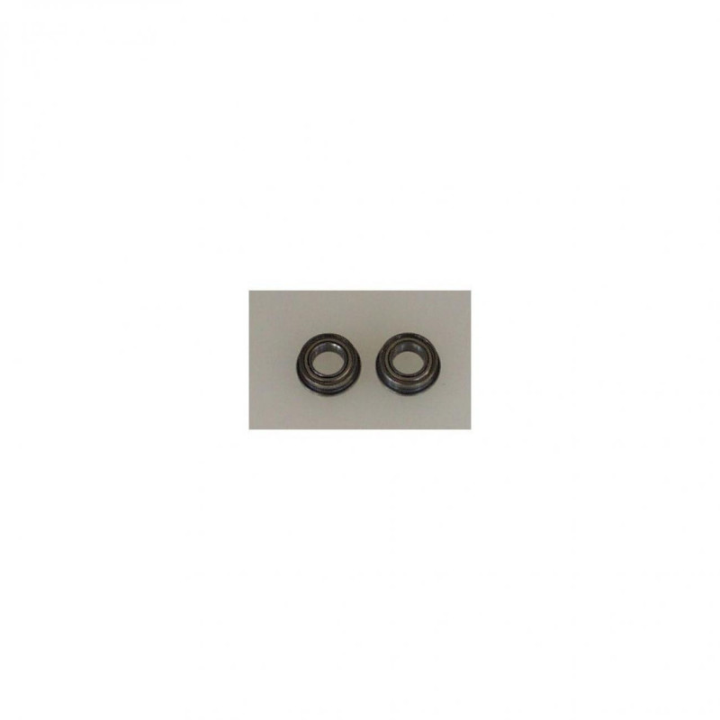 U2495 - Ball Bearing - 5x9x3 Red Sealed Flanged - (pr)