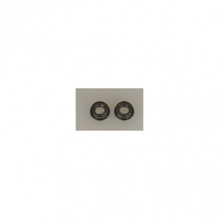 U2495 - Ball Bearing - 5x9x3 Red Sealed Flanged - (pr)