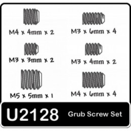 U2128 - SPEED PACK - Grub-Set Screws M3 M4