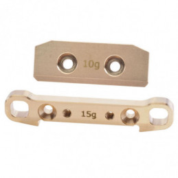 TU0455 - Rear Arm - Brass Weight 10g+15g TM2V2/TM4