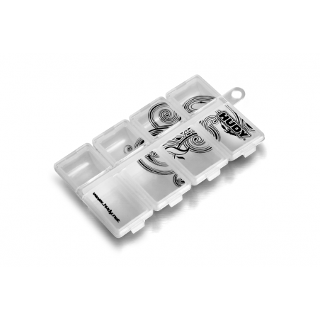 298018 - HUDY TINY HARDWARE BOX - 8-COMPARTMENTS