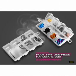 298017 - HUDY TINY ONE-PIECE HARDWARE BOX - 8-COMPARTMENTS