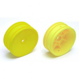 AE9691 - Buggy Front Hex Wheels yellow