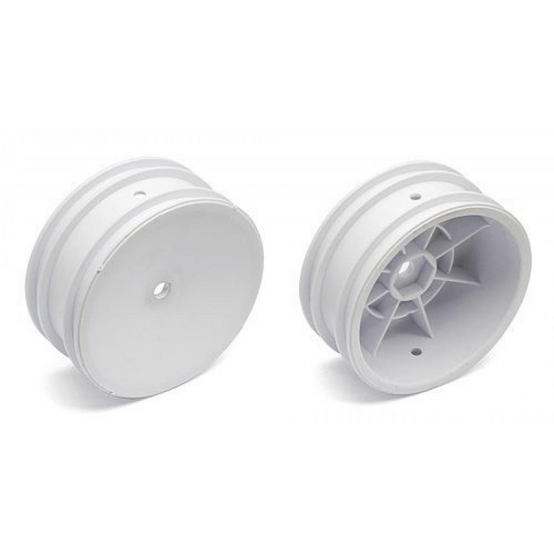 AE9690 - Buggy Front Hex Wheels white