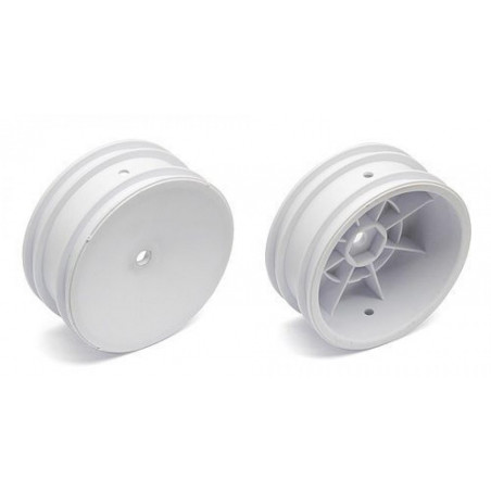 AE9690 - Buggy Front Hex Wheels white