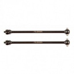 AE92201 - RC10B74 DCV Bone 70.5 mm