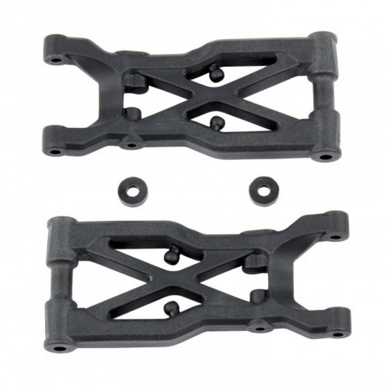 AE92131 - RC10B74 Rear Suspension Arms hard