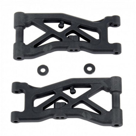 AE92129 - RC10B74 Front Suspension Arms hard