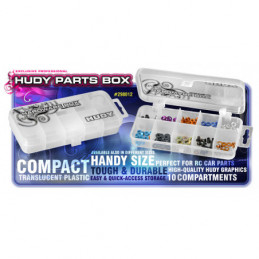 298012 - HUDY PARTS BOX - 10-COMPARTMENTS