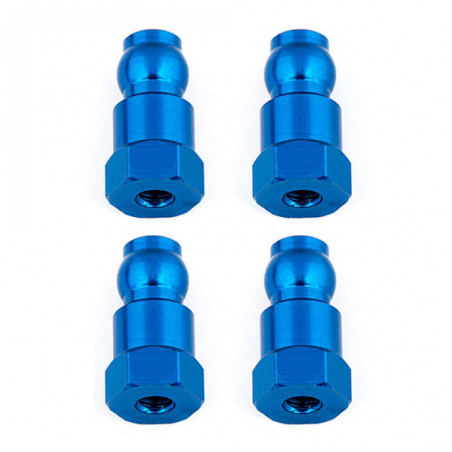 AE91817 - Shock Bushings 14 mm blue aluminum
