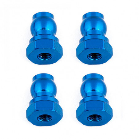 AE91815 - Shock Bushings 10 mm blue aluminum