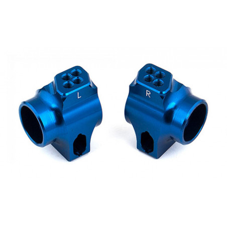 AE91760 - B6 FT Blue Aluminum Rear Hubs