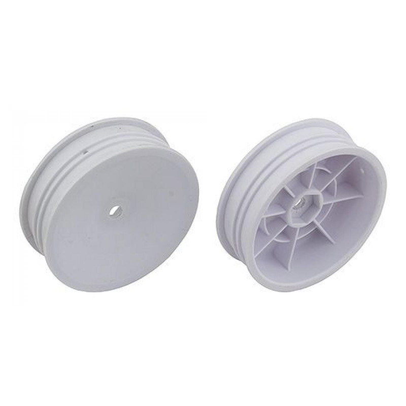 AE91757 - 2WD Slim Front Wheels 2.2" 12mm hex white