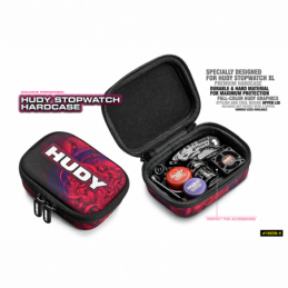 199296-H - HUDY HARD CASE - 120x85x46MM - ACCESSORIES / STOP WATCH