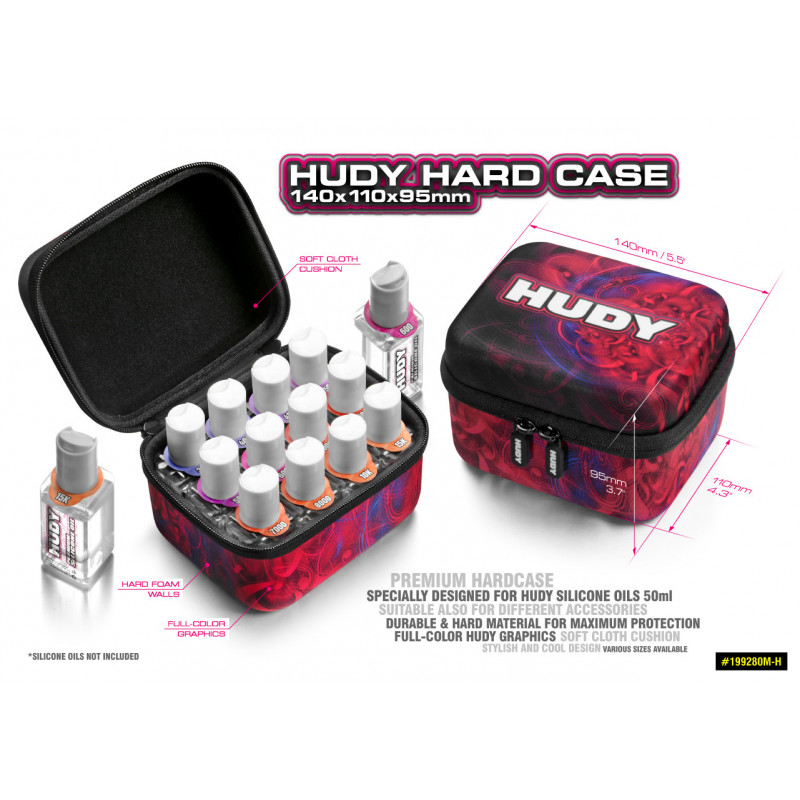 199280M-H - HUDY HARD CASE - 140x110x95MM - OIL BAG MEDIUM