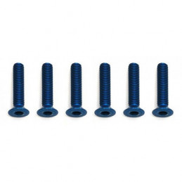 AE8567 - FT Screws Blue Aluminum M3x14 mm FHCS