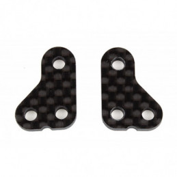AE71144 - RC10T6.2 Steering Arm +1mm carbon fiber