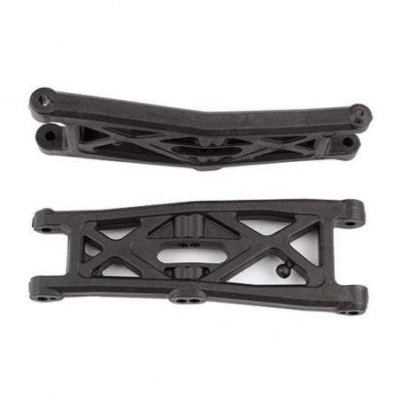 AE71138 - RC10T6.2 Front Suspension Arms gull wing