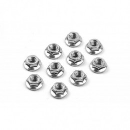 960240 - Nut M4 with Serrated Flange