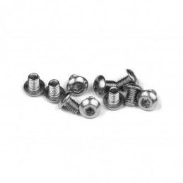 902304 - Hex Screw SH M3x4 - Stainless (10)