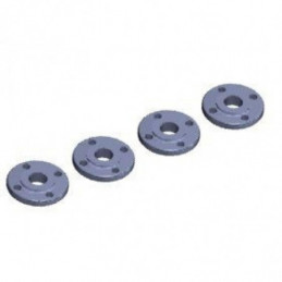 3RAC-DP05 - Pistoni POM/Delrin lisciati quattro foriammo.