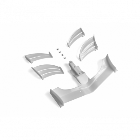 371203 Composite Adjustable Front Wing - White - ETS Approved