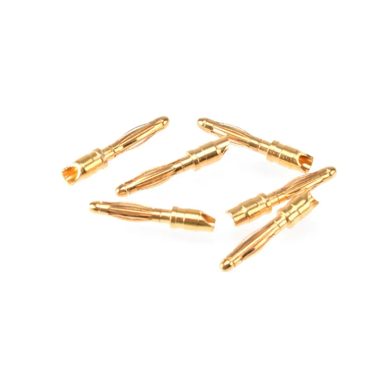 RP-0180 - RUDDOG 2mm Gold Plug Male (6pcs)
